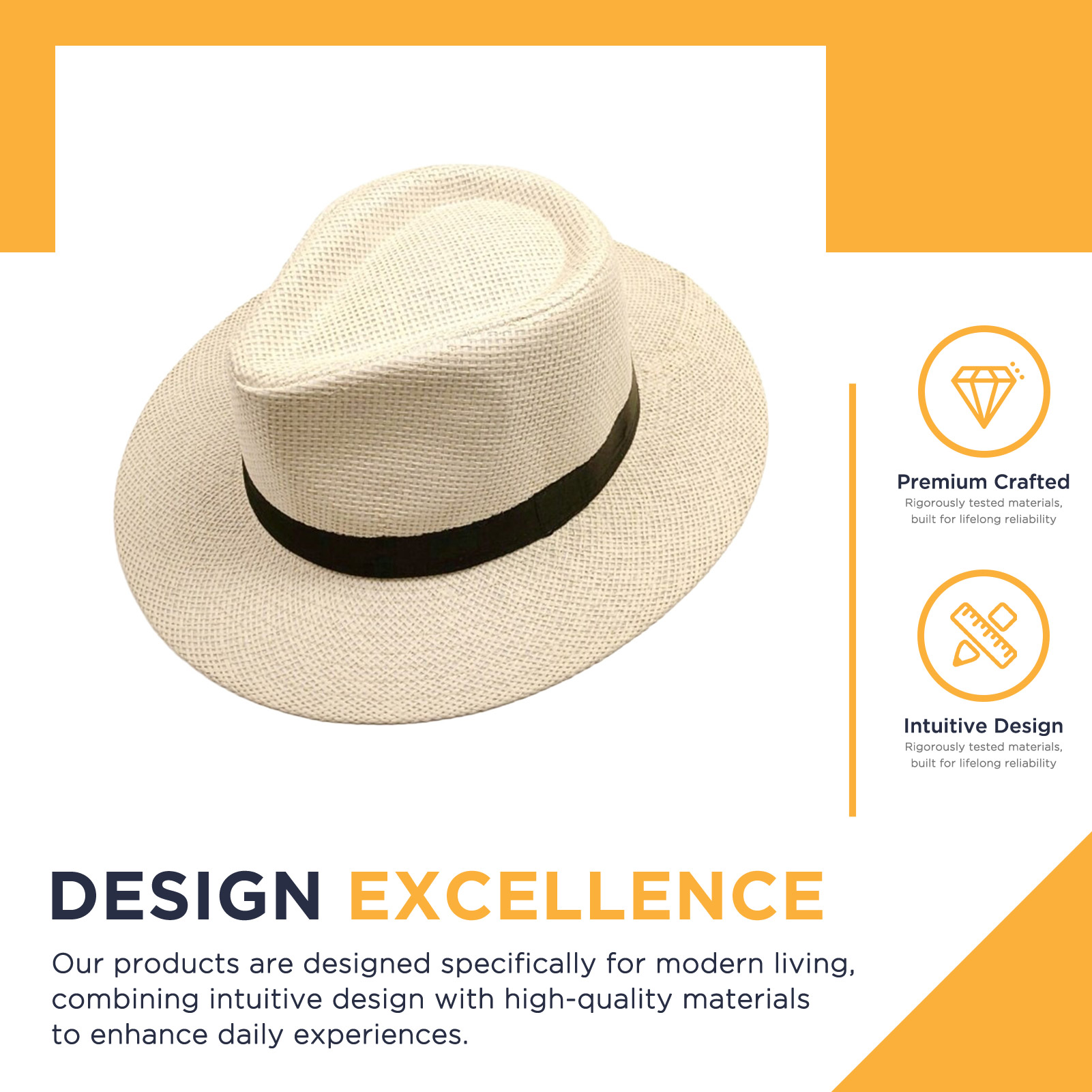 Summer Floppy Sun Hats for Men - Hat Floppy Wide recension och pris