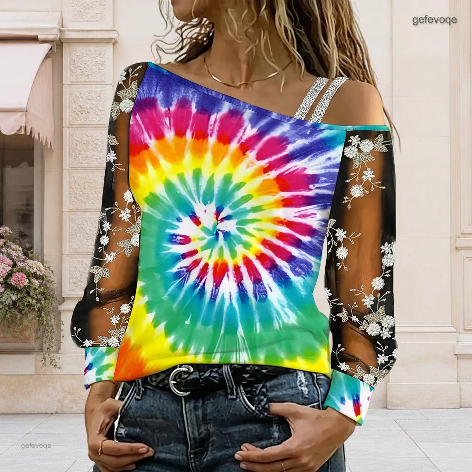 Women Off Shoulder Blouse Asym - Blouse Off Shoulder recension och pris