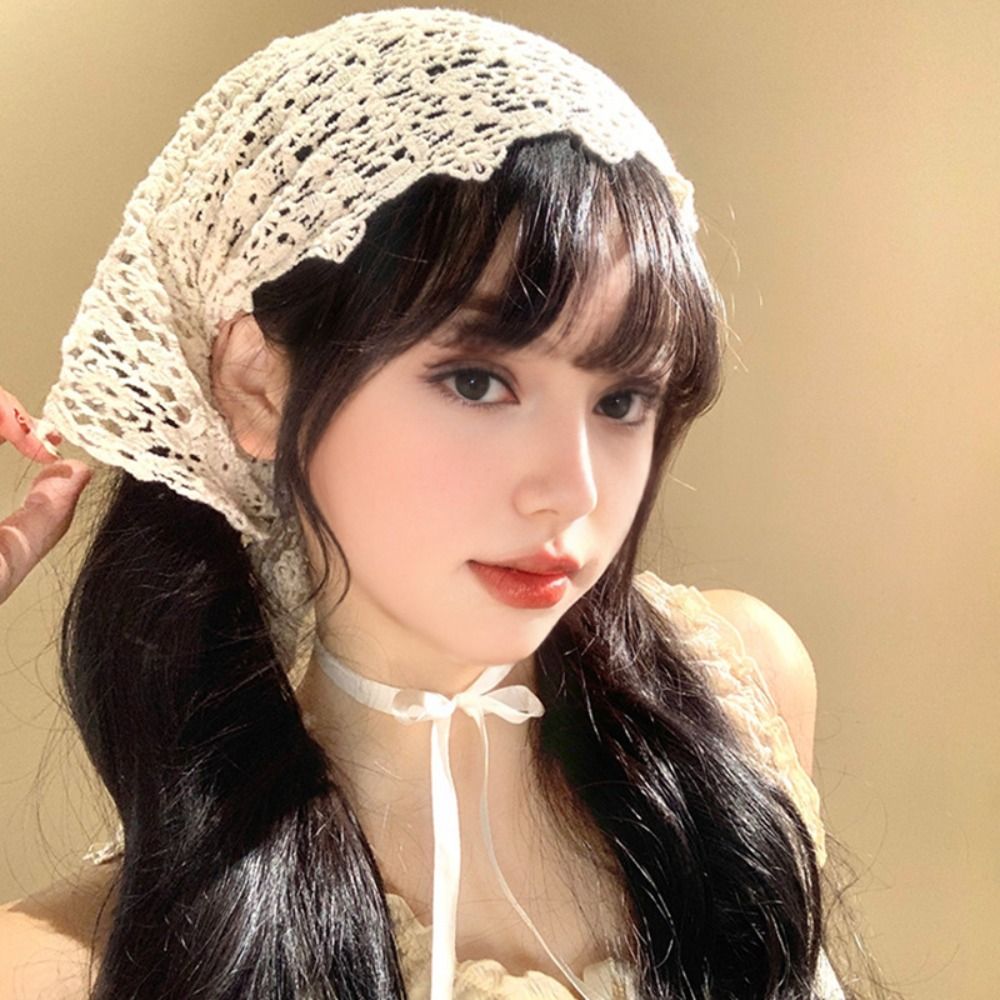 Sweet Sheer Mesh Floral Lace S - Headband Summer Knit recension och pris